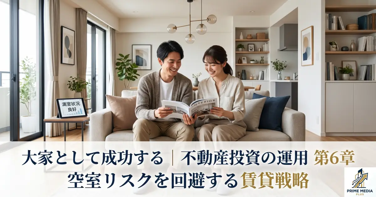 大家として成功する｜不動産投資の運用 第6章 空室リスクを回避する賃貸戦略
